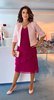 003 wandelanges festliche Kleid & Blazer in fuchsia margenta Farbe Gala Landau